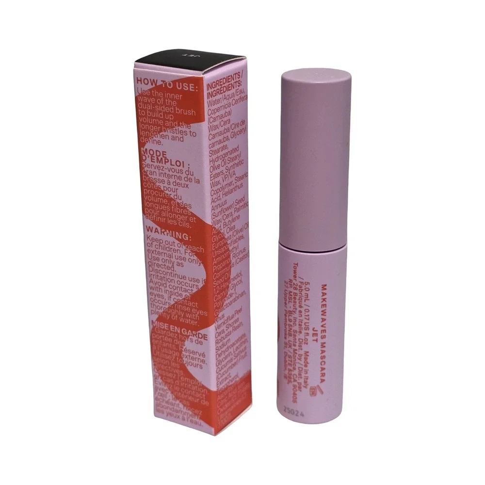 Tower 28 MakeWaves Mascara Jet Black 5ml 0.17oz New in Box